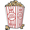 Kit pour Popcorn - 100 Cornets - 2kg Maïs à éclater