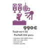 Pack Animation Tout-en-1 DJ - Forfait 200 personnes