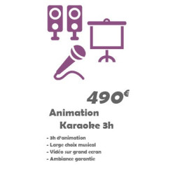 Prestation Pack Animation Karaoke 3h