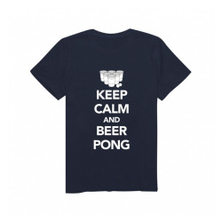 Tshirt Keep Calm And Beer Pong - Original CUP