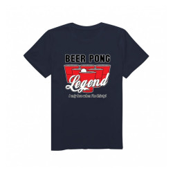 Tshirt Beer Pong Legend Navy - Original CUP