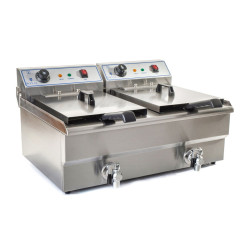 Location Animation Culinaire Friteuse Electrique 2 bacs - 2 x 16 litres - Royal Catering
