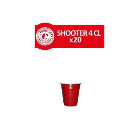 Shooters Rouges 4cl. x 20 - Original CUP
