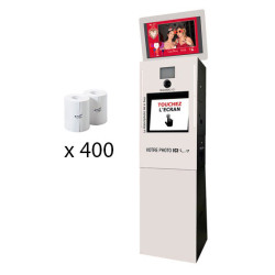 Location Borne à Selfie - Photobooth - Photomaton - Robotphoto Easycom - Clic Emotion - 400 Impressions