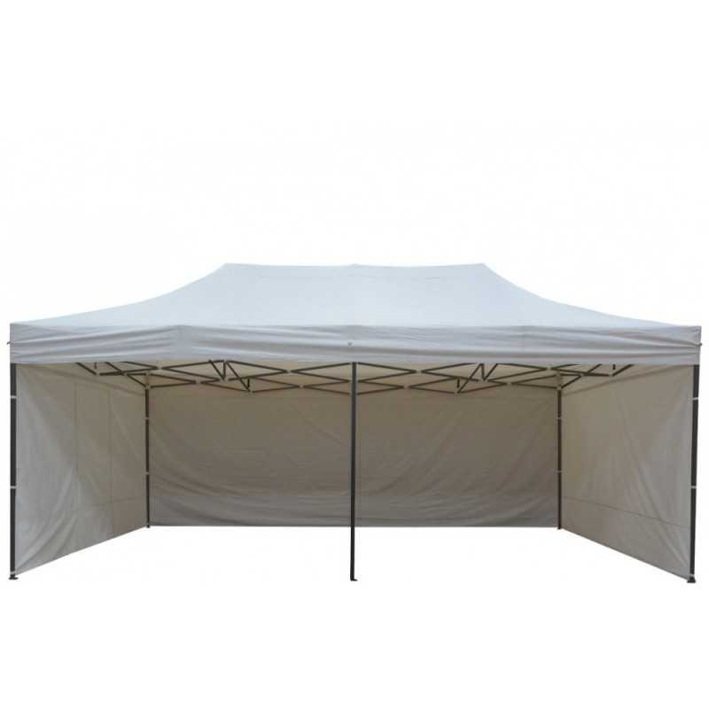 Location Barnum pliant - 3m x 6m - avec 4 côtés - Acier Semi Pro