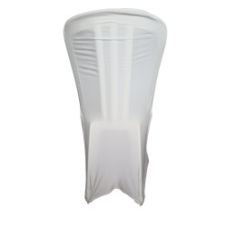 Location Housse Lycra blanche - extensible ttes chaises