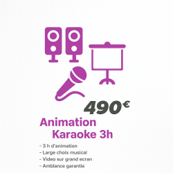 Pack Animation Karaoké – 3h...
