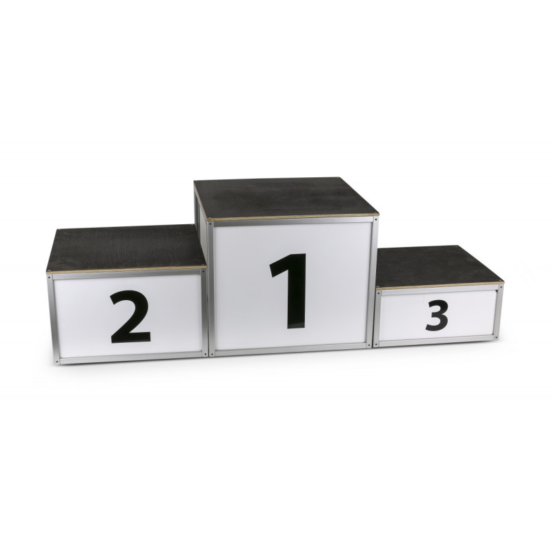 Podium des vainqueurs - Location