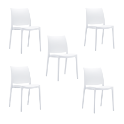 location chaise empilable NOVA blanche Chalon-sur-Saône