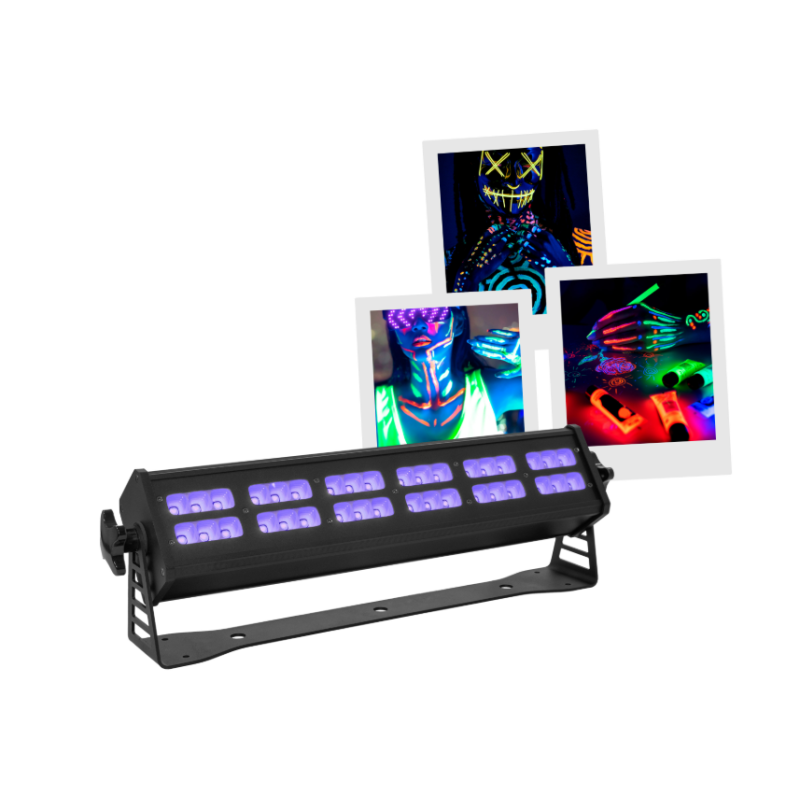 Location Projecteur MaxBar 180 UV Lumière Noire - Evolite