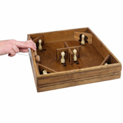 Location toupie à quilles et portes en bois 30€/jour pour animations ludiques et visuelles