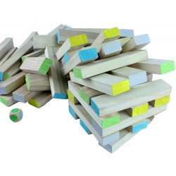 Location jenga géant XXL en bois 15€/jour pour animations familiales et entre amis