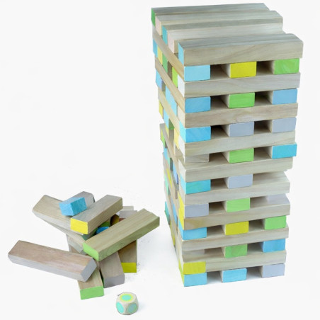 Location jenga géant XXL en bois 15€/jour pour animations familiales et entre amis