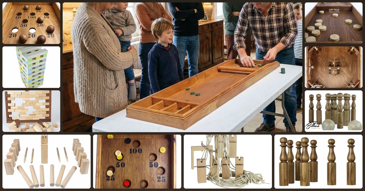 Location de jeux en bois géants pour événement à Chalon-sur-Saône