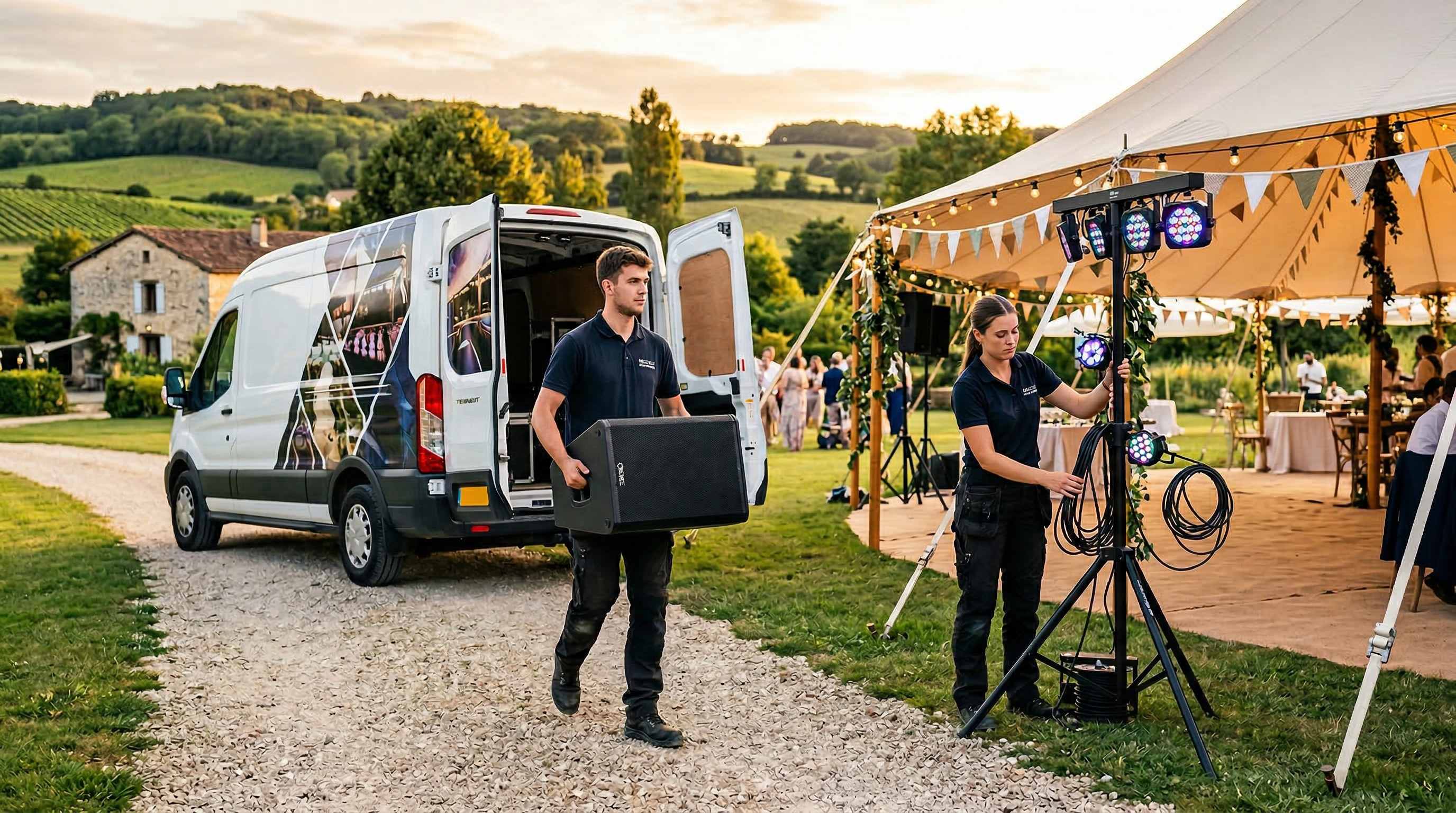Livraison installation matériel événementiel Chalon-sur-Saône — AlloFiestaLoc